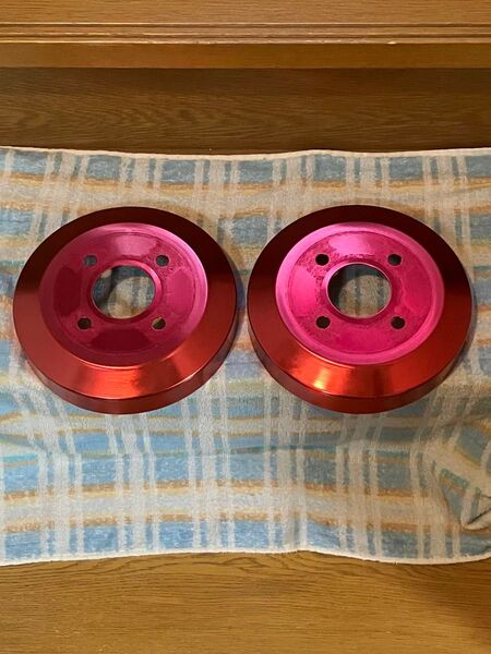 ブレーキドラムカバー リヤ アルミ レッド 現行 ワゴンR MH35S MH55S ワゴンrスティングレー