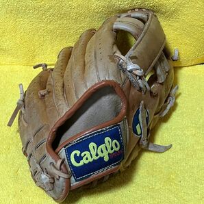 Calglo ガルグロ 珍品ソフトボールグローブ ブラウン USA 茶色 ヴィンテージ 野球用品 CALー Sー2 右投げ用