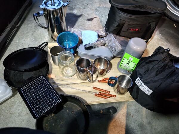 アウトドア キャンプ用 クッカー 食器セット コップ キャンプ アウトドア 登山 クッカー 調理器具