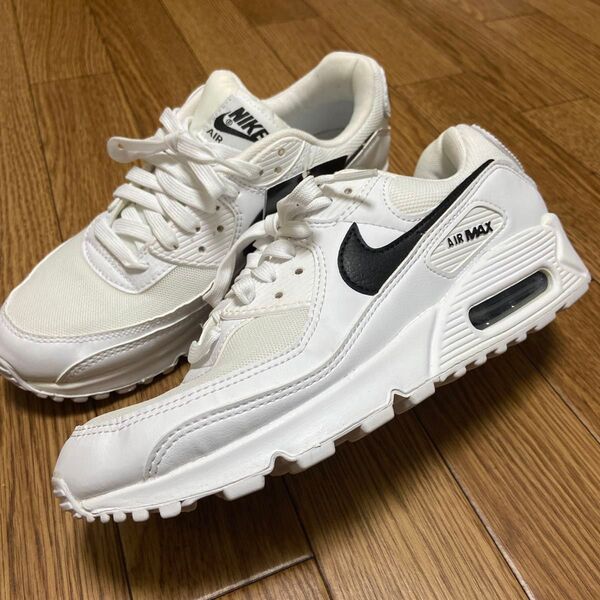 23.5cm ナイキ AIR MAX 90 エア マックス 白 黒