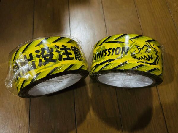 MAN WITH A MISSION マンウィズ MWAM 狼出没テープ 狼出没注意 2個セット