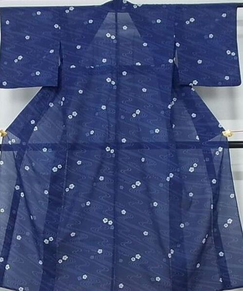 夏着物 小紋 洗える着物 5