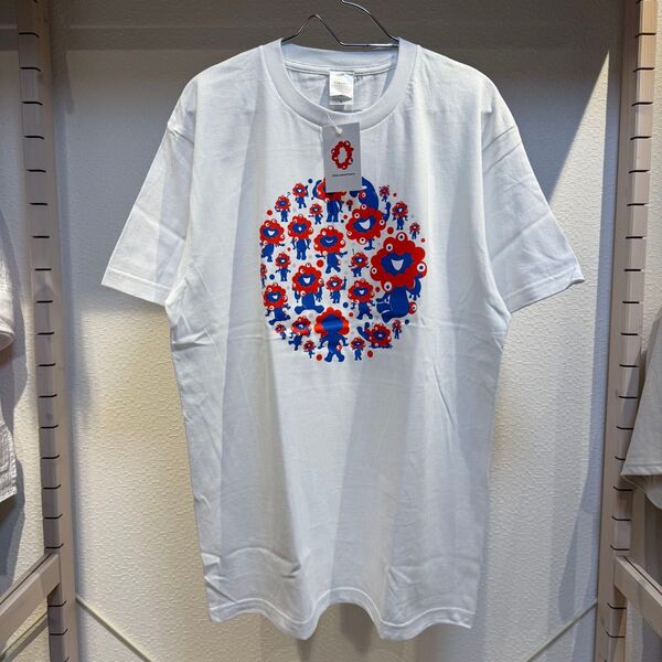L新品ミャクミャク EXPO2025 大阪・関西万博公式ライセンス商品 Tシャツ メンズ 半袖 フロントプリント ポーズ 男女兼用