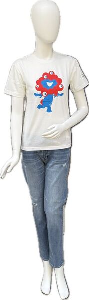 キッズ150 新品 ミャクミャク EXPO2025 大阪・関西万博公式ライセンス商品 Tシャツ キッズ 半袖 ボーイズガールズ兼用