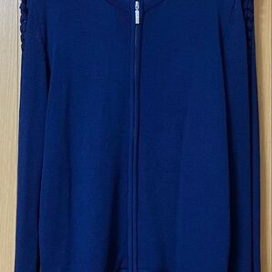 【新品】 EMPORIO ARMANI ニット カーディガン 46 ジャケット ジップアップ カーディガン ジャケット ニット