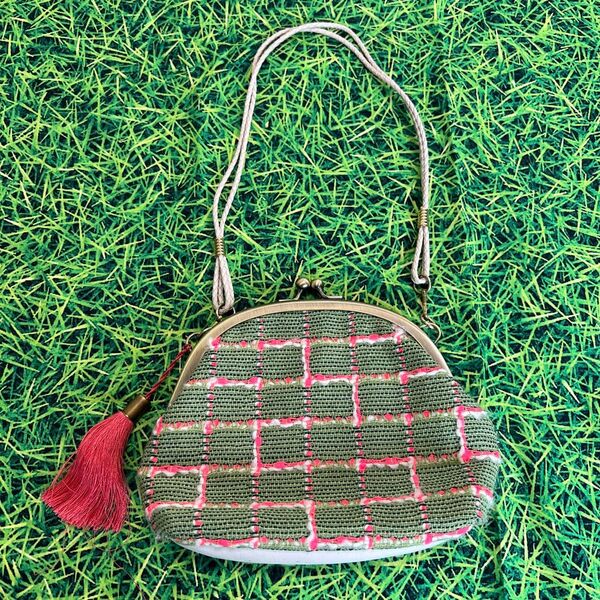 uzo-muzo handmade bag がま口 ミニショルダーバッグがま口 ポシェット がま口 ポーチ