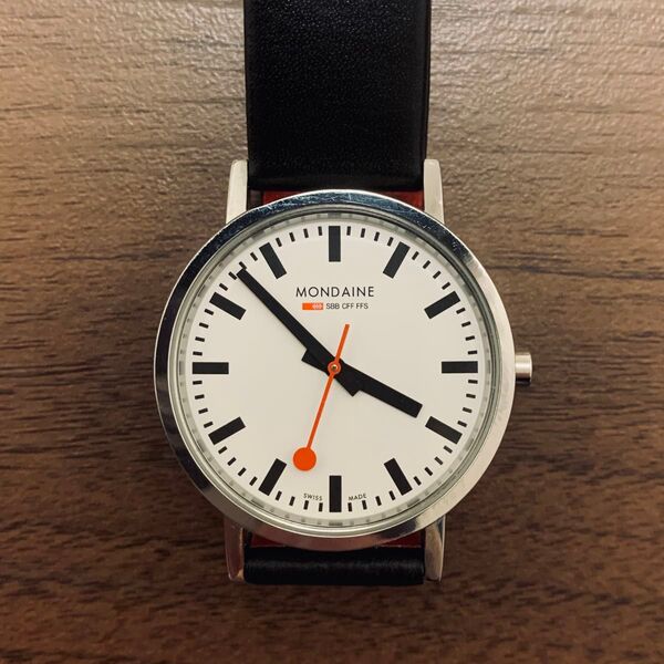 MONDAINE モンディーン 30314 クォーツ アナログ 腕時計 電池切れ