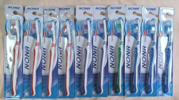 NONA Deep Clean Toothbrush 歯ブラシ 10本セット まとめ売り 新品 未使用