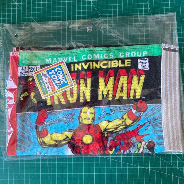 マーベルMARVEL COMICS アイアンマン IRON MANコミックタオル