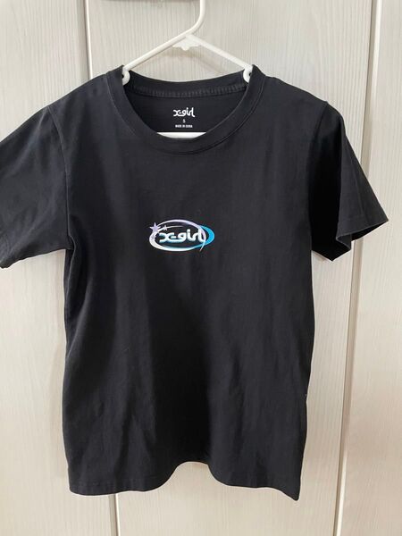 X-girl Tシャツ ブラック Sサイズ