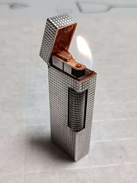 dunhill ガスライター シルバー