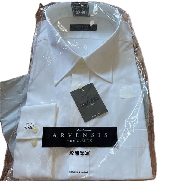 ARVENSIS THE CLASSIC 形態安定ワイシャツ 42-80 ホワイト 未使用