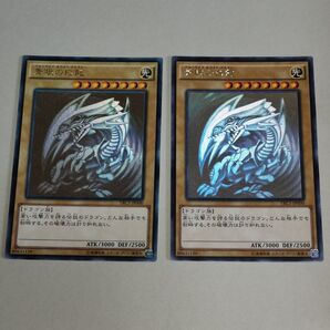 遊戯王 青眼の白龍 TRC1-JP000 ホログラフィックレア 2枚セット ブルーアイズホワイトドラゴン