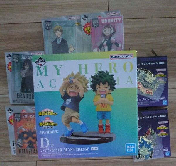 未開封】一番くじ 僕のヒーローアカデミア −連なる星霜− D賞 いずく・かつき MASTERLISE フィギュア緑谷出久 爆豪勝己
