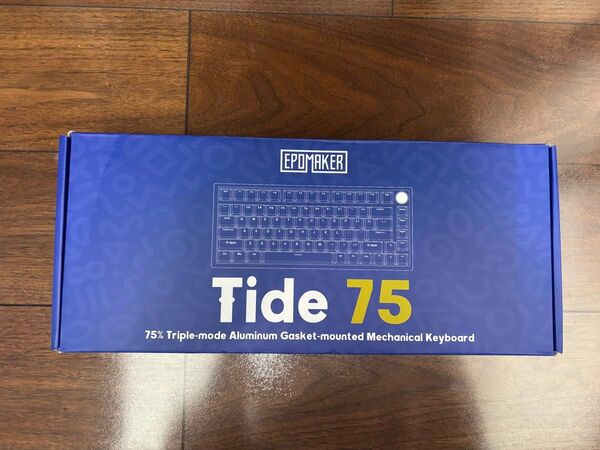 ほぼ新品 EPOMAKER Tide75 アルミ メカニカルキーボード ブルー