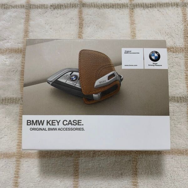 【未使用】BMW 純正 レザー キーケース サドルブラウン