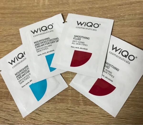 ワイコ wiqo 乳液 クリーム 美容液 フェースフィルド サンプル 4枚セット 美肌