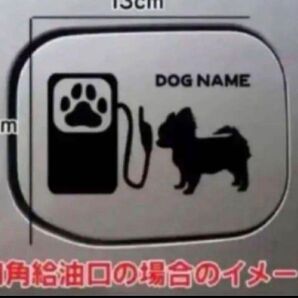 【送料無料】チワワ ちわわ ステッカー 給油口 リアガラス 車 犬 リアガラス