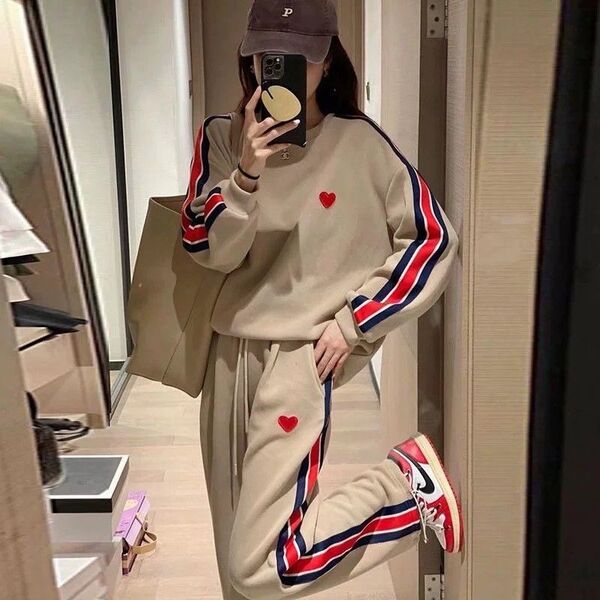 ジャージ セットアップ スウェット 上下 サイドライン 裾絞り ユニセックス