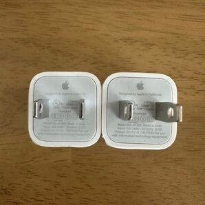 未使用 Apple 純正品 USB電源アダプター 5w 2個