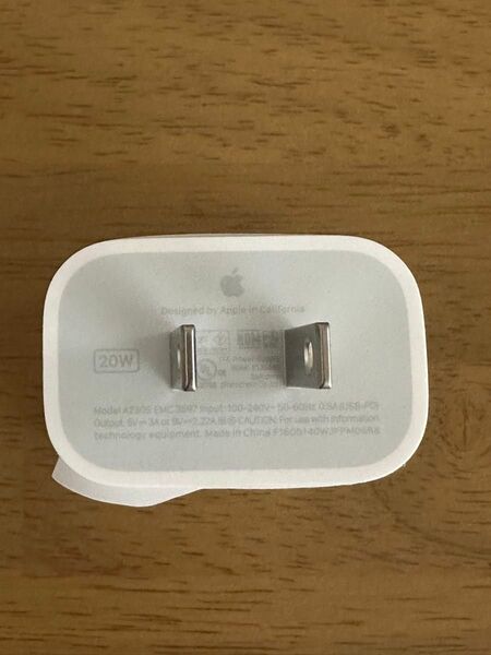未使用 iPhone 純正 20W USB-C電源アダプタ 急速充電器