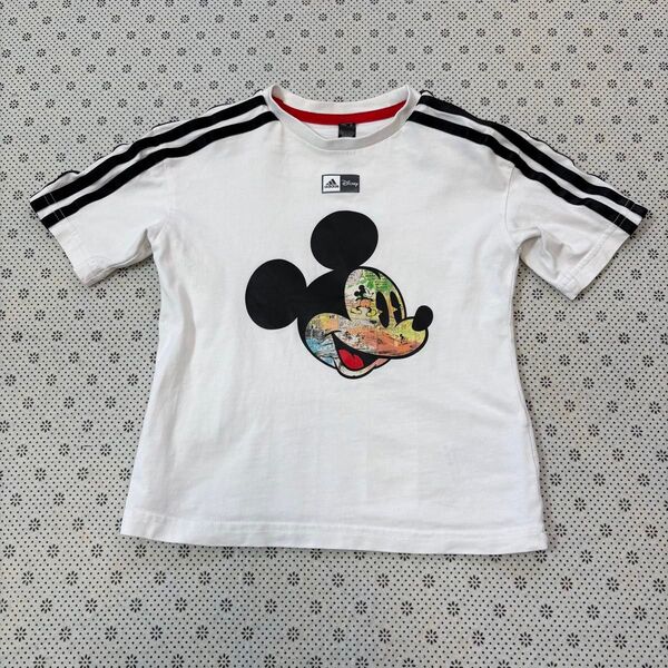 ☆アディダス ディズニー コラボ ミッキー 半袖 Tシャツ 100