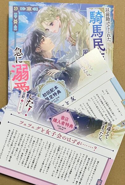 以前助けてくれた騎馬民族の青年に風習を知らず間違えて求婚してしまったら、急に溺愛されました特典SSペーパー