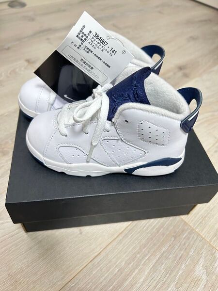 JORDAN 6 RETRO TD 14cm white midnight navy 新品 未使用