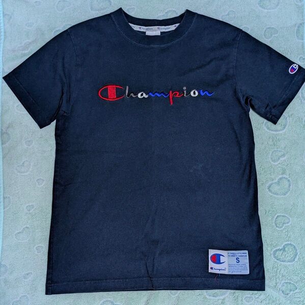 Champion 半袖Tシャツ ネイビーS