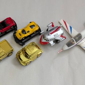 サークルKサンクス限定・Ferrari(京商)ミニチュアカーCollection・輝く金メッキカープルバックカー2台・他