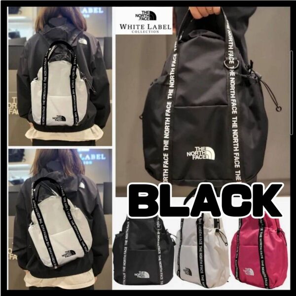 THE NORTH FACEノースフェイス バックパックリュック海外限定2way黒