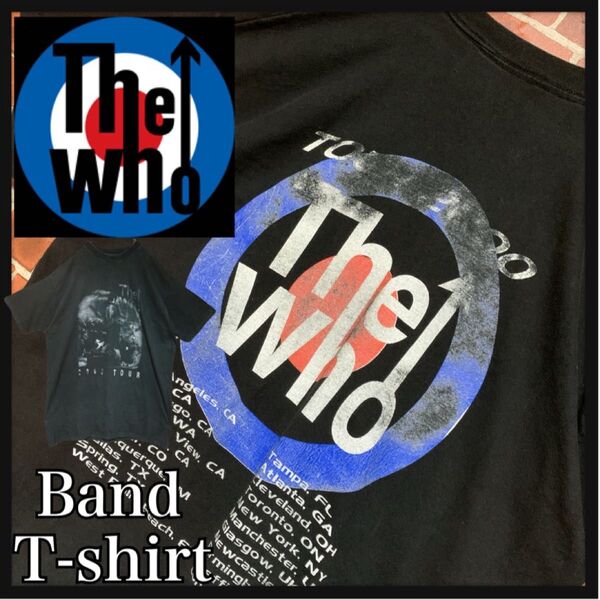 【入手困難】The Who★ザ・フー★2000s★ツアー★両面プリント★ビッグサイズ★ビッグシルエット★ヴィンテージバンドtシャツ