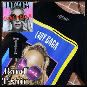 【入手困難】LADY GAGA★レディーガガ★WORLD TOUR★両面プリント★バンドtシャツ★M★古着