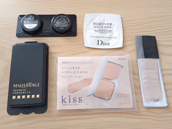 新品未使用未開封 DIOR ディオール kiss キス マキアージュ ファンデーション 下地 サンプル セット まとめ売り