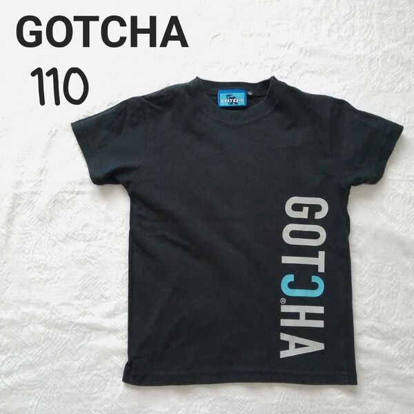ガッチャ 110cm 半袖Tシャツ 綿100% 半袖 Tシャツ バックロゴ ロゴT トップス ボーイズ キッズ