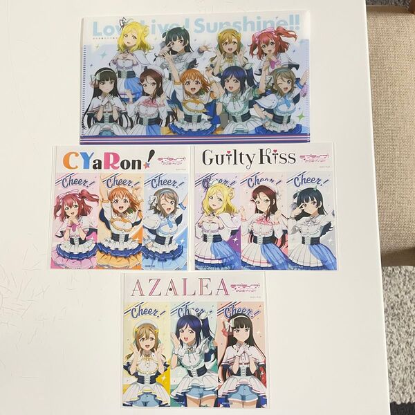 未使用品 ラブライブ!サンシャイン!! オリジナルグッズ 4点セット マルチホルダー ステッカー