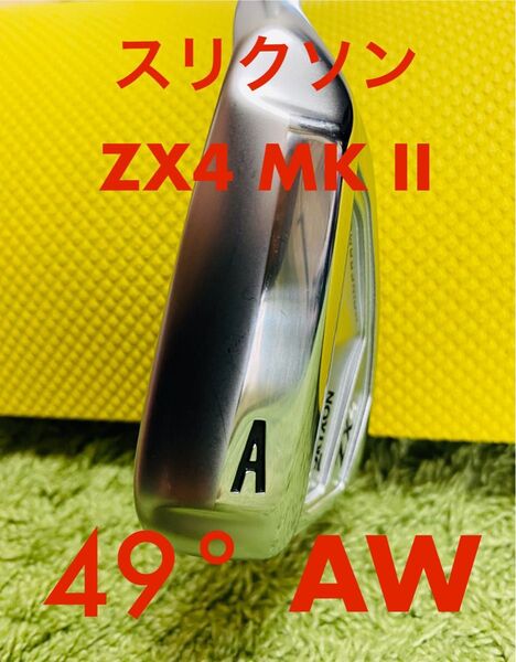 【美品】スリクソン ZX4 Mk Ⅱ AW 49° アプローチウェッジ