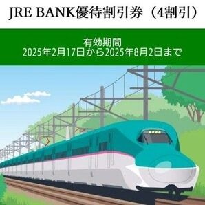 JRE BANK優待割引券 1枚