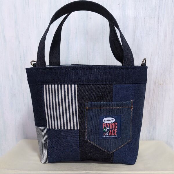 ハンドメイド ミニトートバッグ