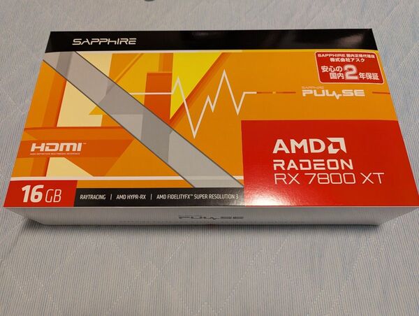 SAPPHIRE PULSE AMD RADEON RX 7800 XT グラフィックボード