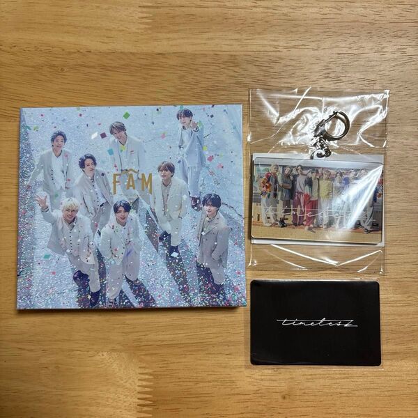timelesz FAM アルバム ユニバーサルミュージックストア盤 フォトブック キーホルダー付き