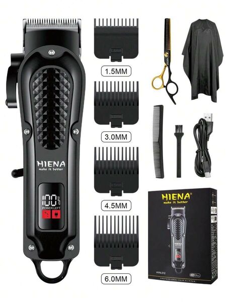 メンズ 電動ヘアクリッパー USB充電式 トリマー プロフェッショナル コードレス バリカン シェーバー911911