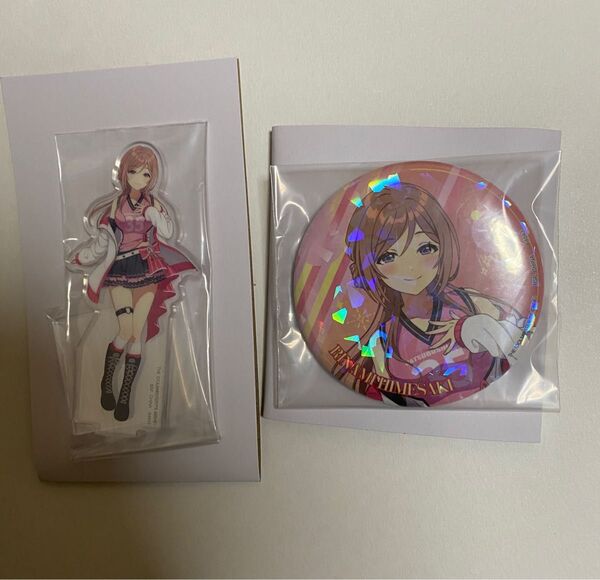 学園アイドルマスター 姫崎莉波 G賞 缶バッジ H賞 アクリルスタンド