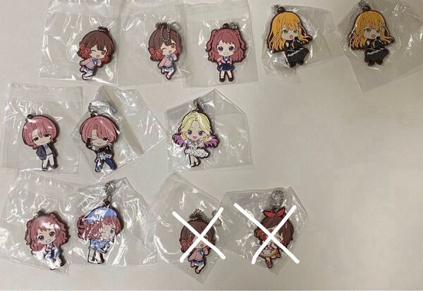 ばら売り可 学園アイドルマスター 学マス ラバーマスコット ガシャポン ラバーストラップ ラバスト