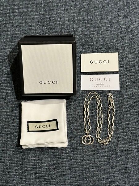 正規品 GUCCI シルバー ネックレス 50cm