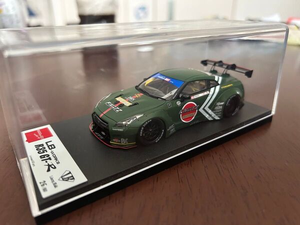LB☆WORKS R35 GT-R 1/43スケール 零戦カラー 60台限定モデル シリアルナンバー入り