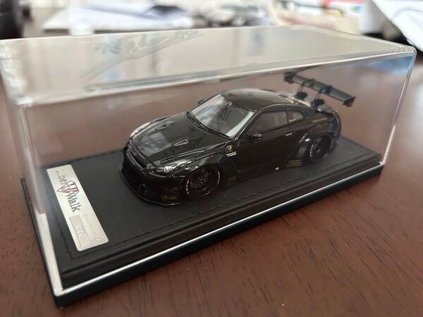 Liberty Walk LB Works R35 GT-R ミニカーイグニッションモデル 1/43スケール ケースサイン入り