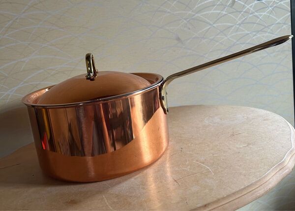 solid copper 銅片手鍋