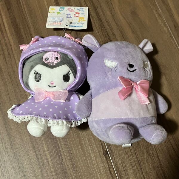 ぬいぐるみ サンリオ クロミ バク レインコート ぬいぐるみ マスコット セット