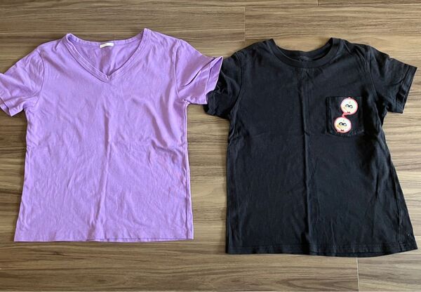 Tシャツ 半袖Tシャツ 半袖 S トップス レディース ディズニー セット 2枚 ユニクロ gu
